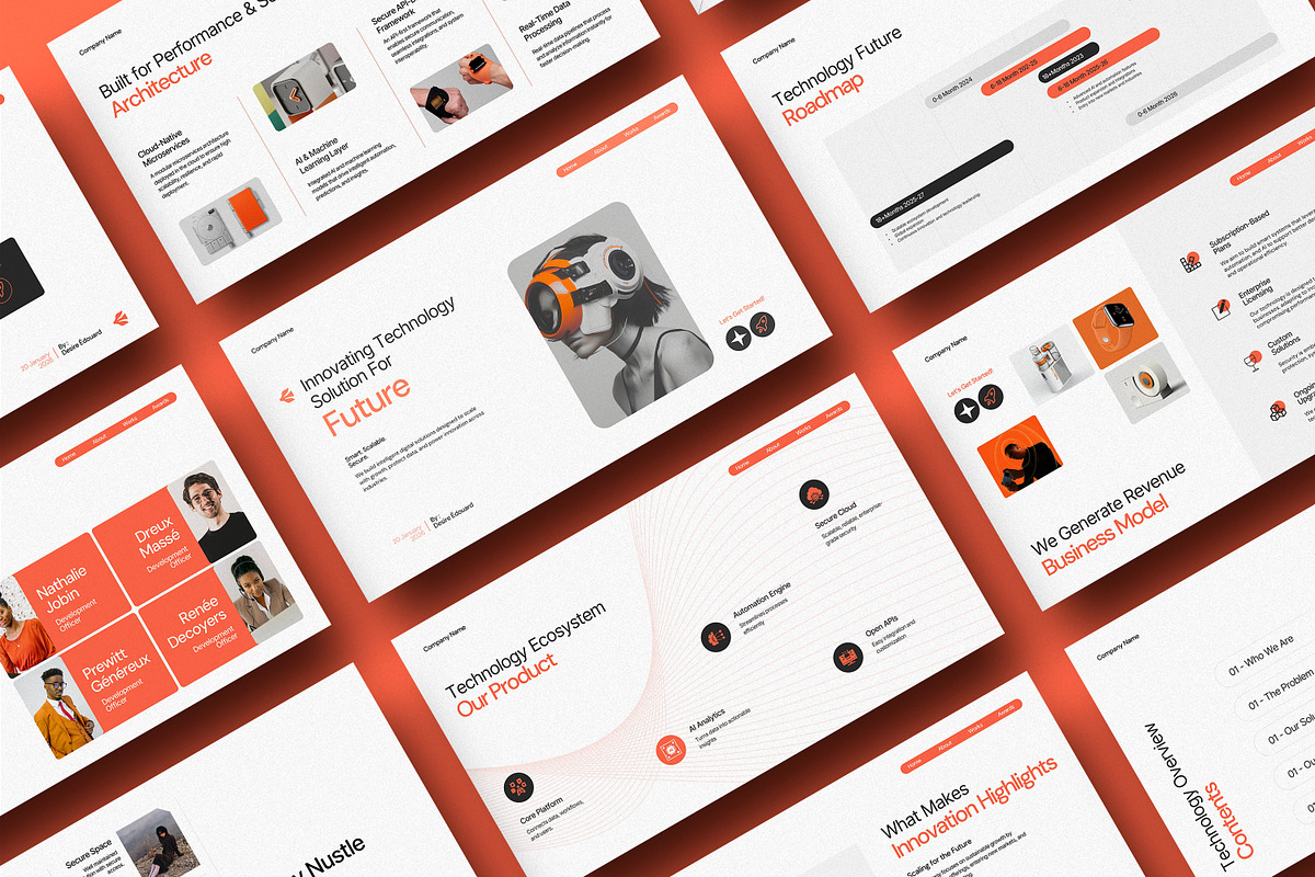 Future With Technology Presentation, a Presentation Template by evgenystudio (Photo 7 of 10)
