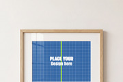 Wooden Poster Frame Mockup Bundle, a Household Mockup by Pixel Foundry (Thumbnail 4 of 9)