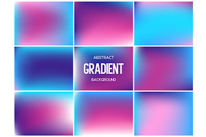 Cosmic and neon mesh gradients.