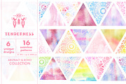 Tenderness: Watercolor Textures, a Pattern Graphic by Lumitar (Thumbnail 1 of 5)