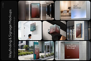 Wayfinding & Signage Mockups, an Advertising Mockup by Mockup Cloud (Thumbnail 1 of 19)