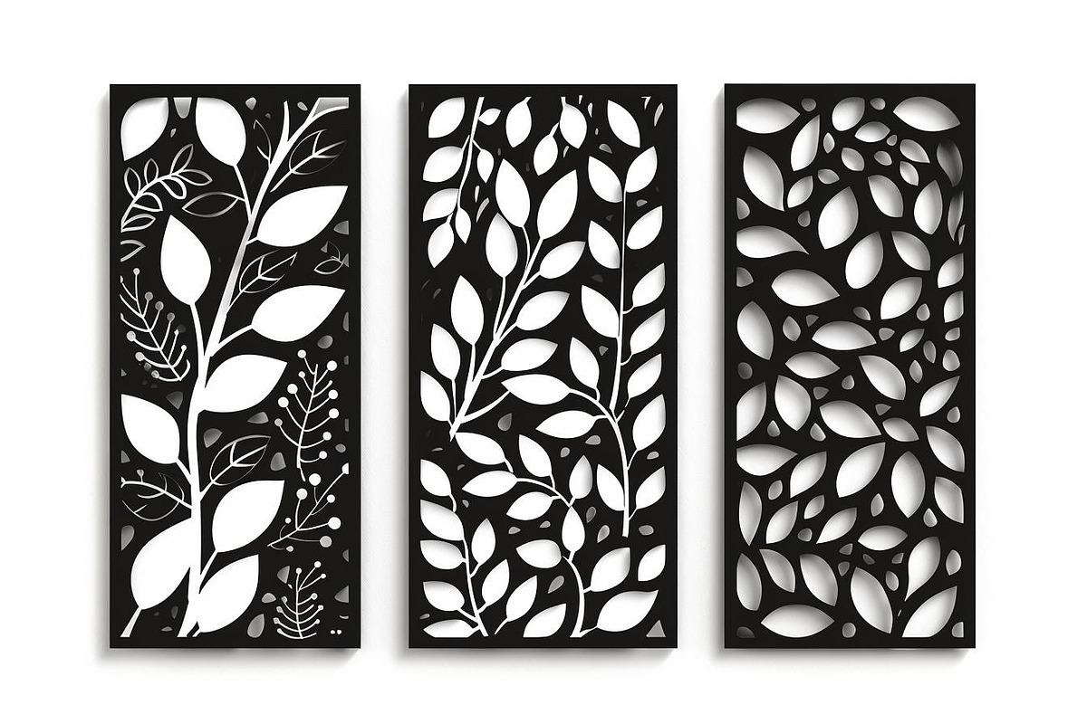 Wall panel laser cut design vector, an Illustration by Amazin_art (Photo 10 of 10)