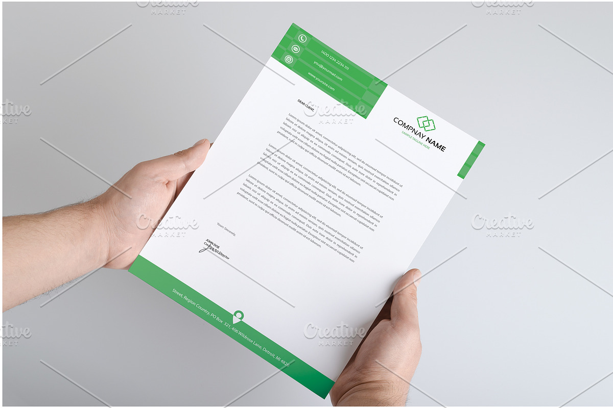Latest Leter Head, a Stationery Template by Zia Grfx (Photo 4 of 6)