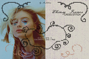 Whimsy Cross Stitch Frames & Borders, an Object Graphic by Anzhelika (Thumbnail 1 of 10)