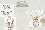 Boho Watercolor Animals & Rainbows, an Animal Illustration by Cat In Colour (Thumbnail 4 of 12)