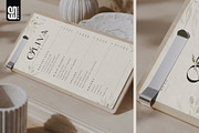 Menu Board with Metal Clip Mockup, an Advertising Mockup by SD Mockup (Thumbnail 2 of 4)