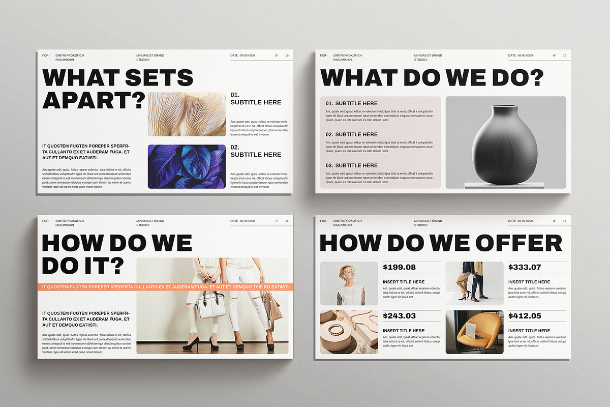 Agency Presentation Template, a Presentation Template by E-Type (Photo 3 of 5)