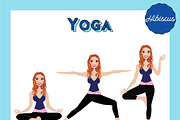 Yoga Teacher Portrait Creator, a Person Illustration by Lauren Lesley Studio (Thumbnail 15 of 43)