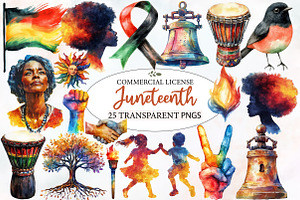 Minimalist Juneteenth Clipart, an Illustration by Designworld