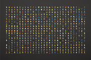 600 ISOMETRIC ICONS, an Outline Icon by sidmaydesign (Thumbnail 4 of 4)