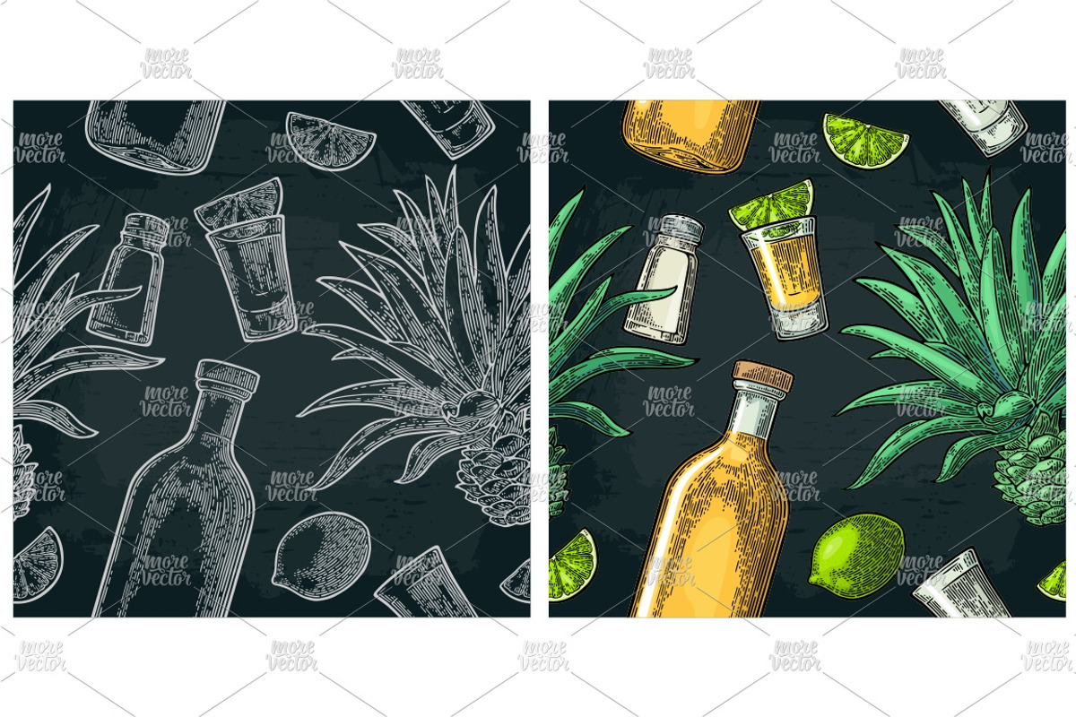 Tequila. Illustrations and posters, an Illustration by MoreVector (Photo 11 of 11)
