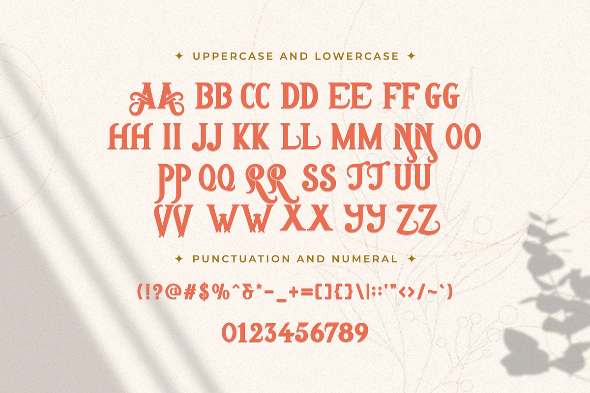 Amosca - Modern Serif Typeface, a Serif Font by overlaytemplates (Photo 4 of 5)