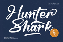 Hunter Shark Bold Calligraphy Font