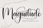 Magnitude | Script Font, a Handwritten Font by Scratchones (Thumbnail 1 of 9)