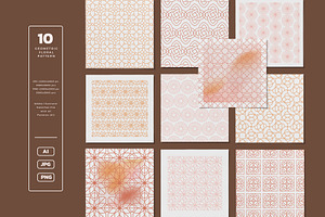 Geometry Floral Logo Kit