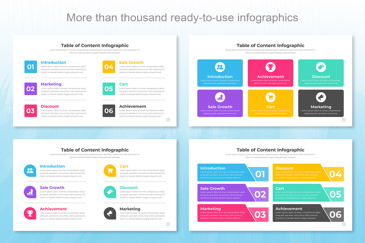 Table of contents Google Slide, a Templates & Theme by Mighty-Slide (Photo 5 of 7)