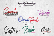 Harista Script, a Script Font by joelmaker (Thumbnail 11 of 13)