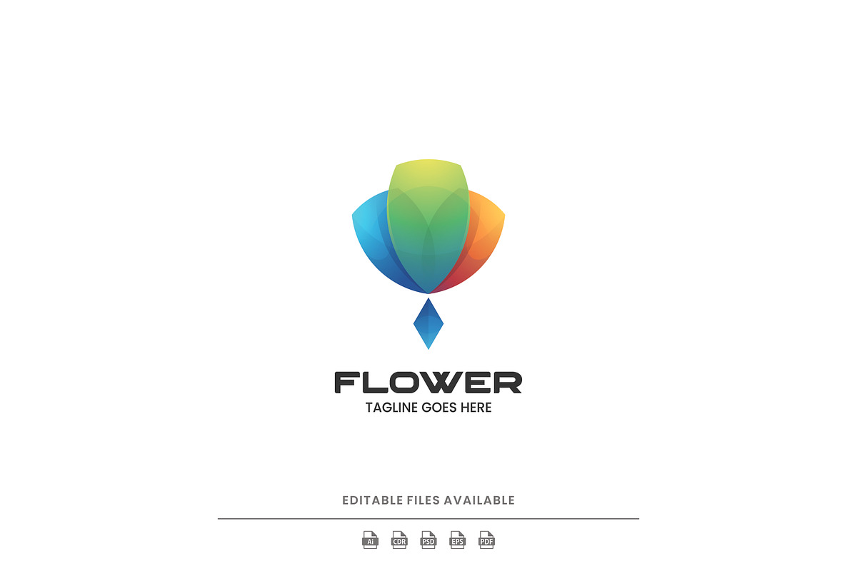 Flower Colorful Logo, a Branding & Logo Template by Artnivora.Std