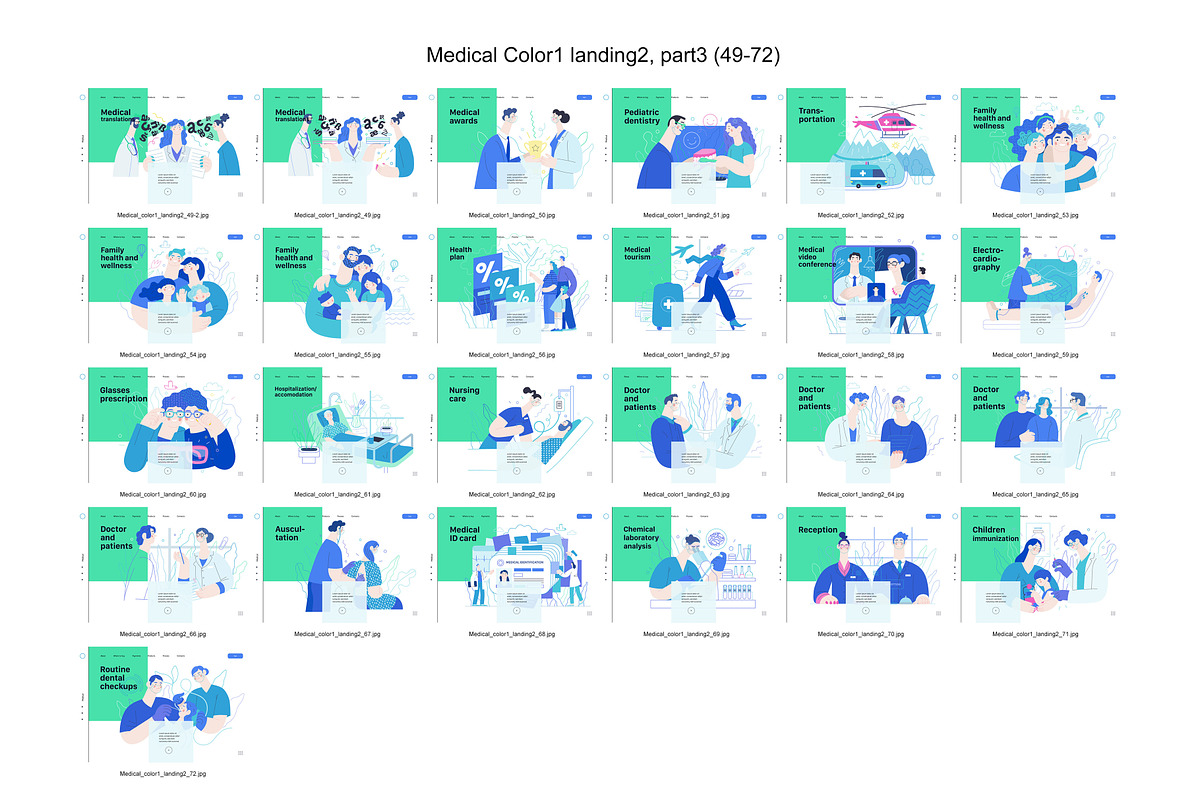 Medical, Part 3, colors 1&3, a Templates & Theme by Grivina's shop (Photo 7 of 13)