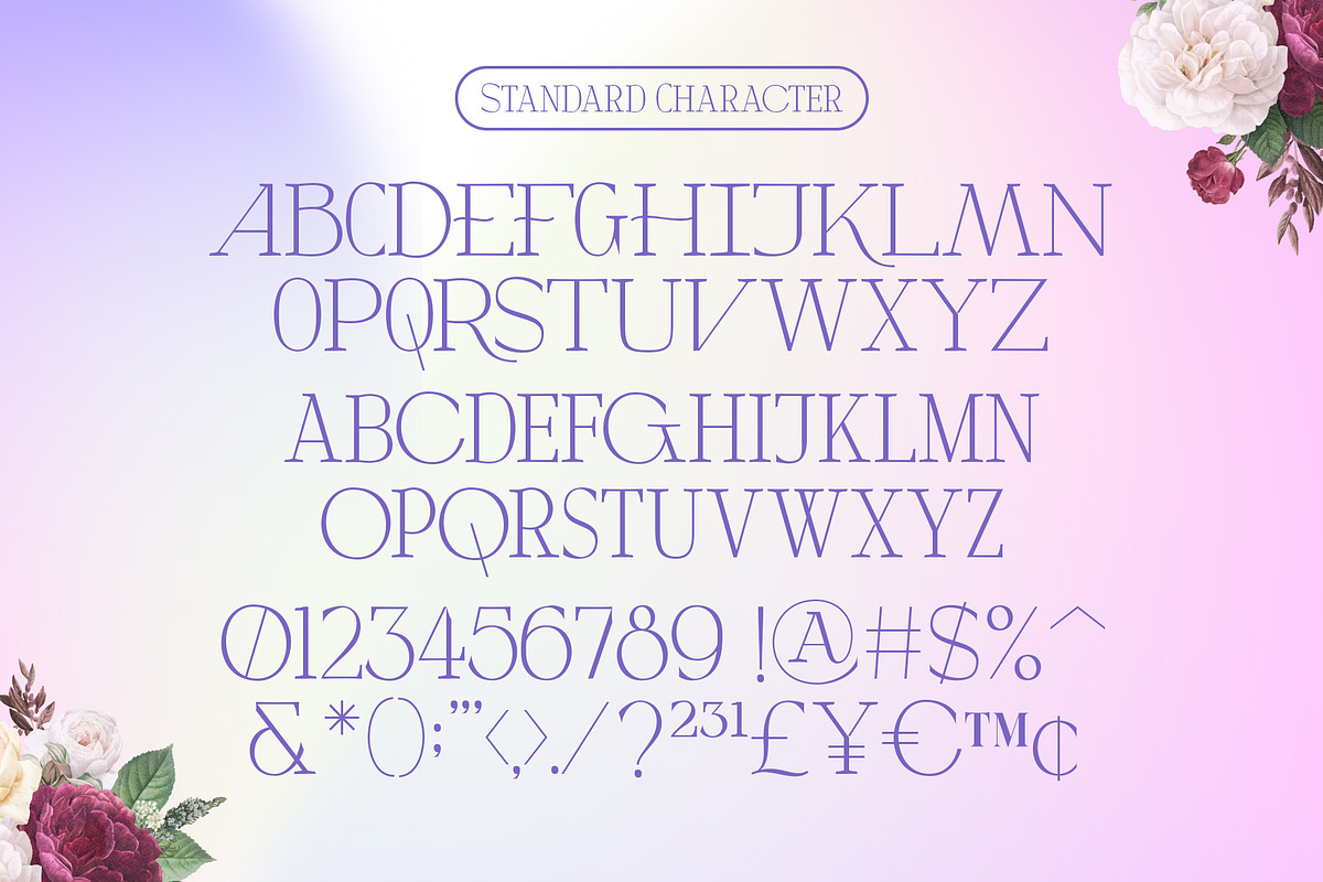 Calang Dreams with Ligatures, a Serif Font by Siwox Studios (Photo 7 of 8)