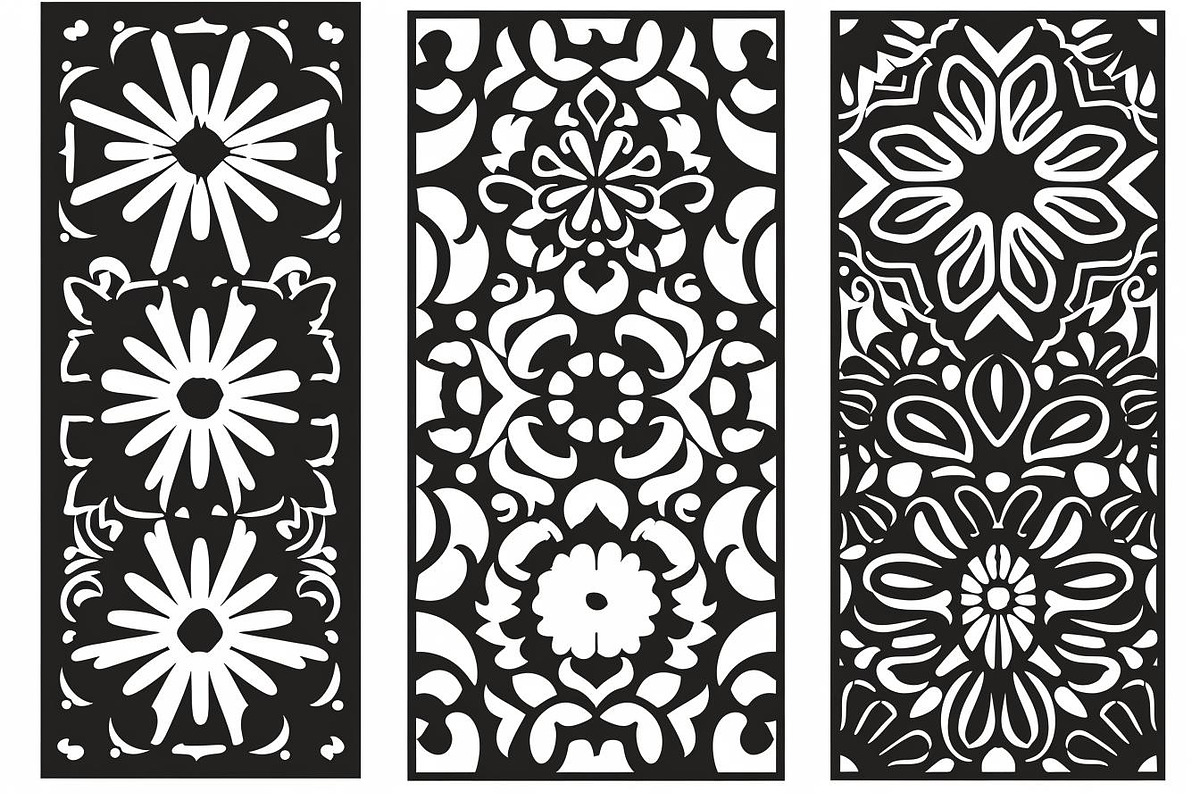Elegant Floral Laser Cut Panel Bund, a Graphic by jahid234 (Photo 4 of 8)