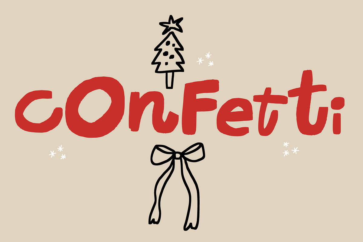 HOLLY JOLLY FONT & 97 ILLUSTRATIONS, a Handwritten Font by Favete Art (Photo 19 of 24)