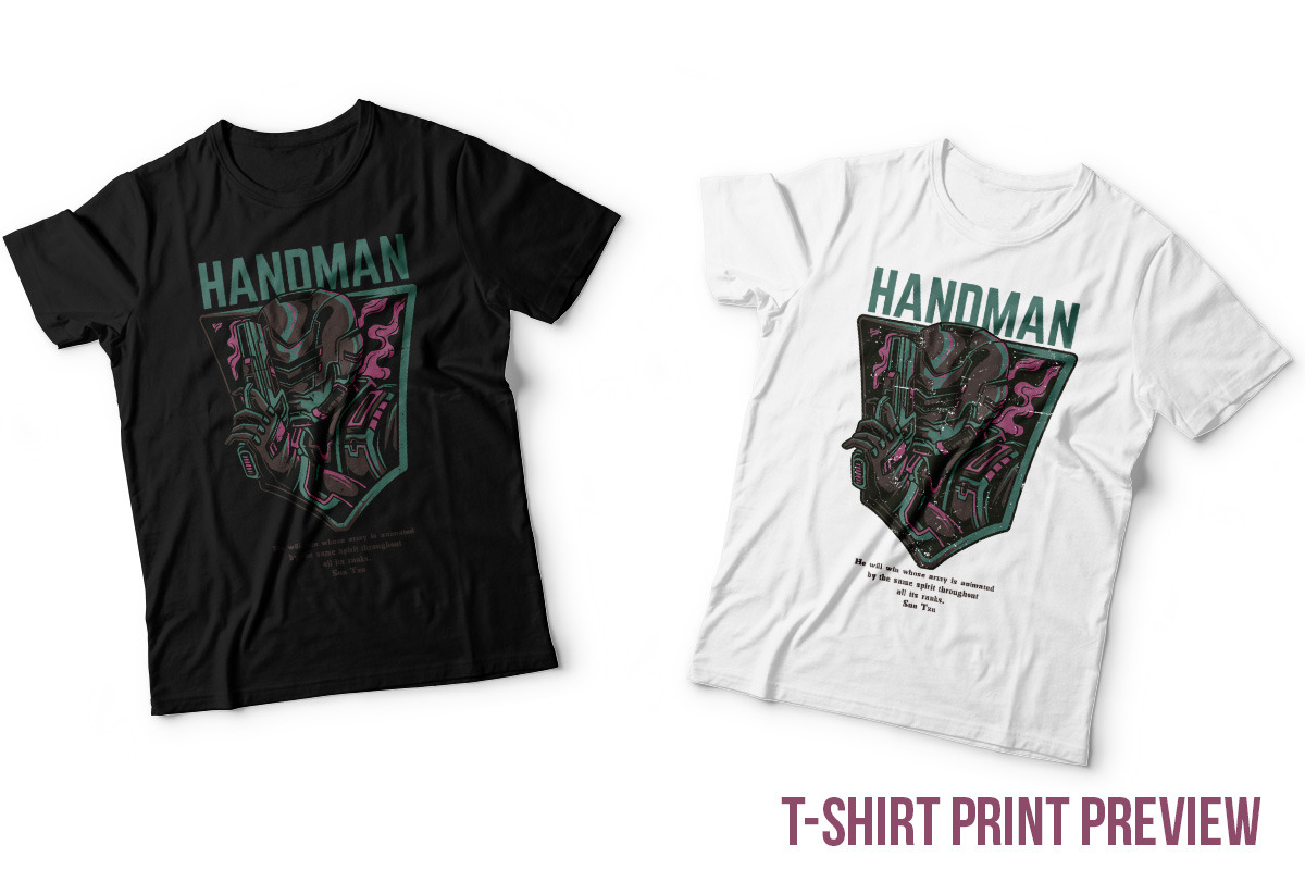 Hand Man Illustration, a Technology Illustration by badsyxn