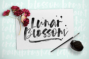 Lunar Blossom, a Script Font by Sam Parrett (Thumbnail 1 of 9)