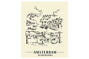 Amsterdam Hand Drawn Sketches, an Illustration by Penndpaper (Thumbnail 10 of 16)