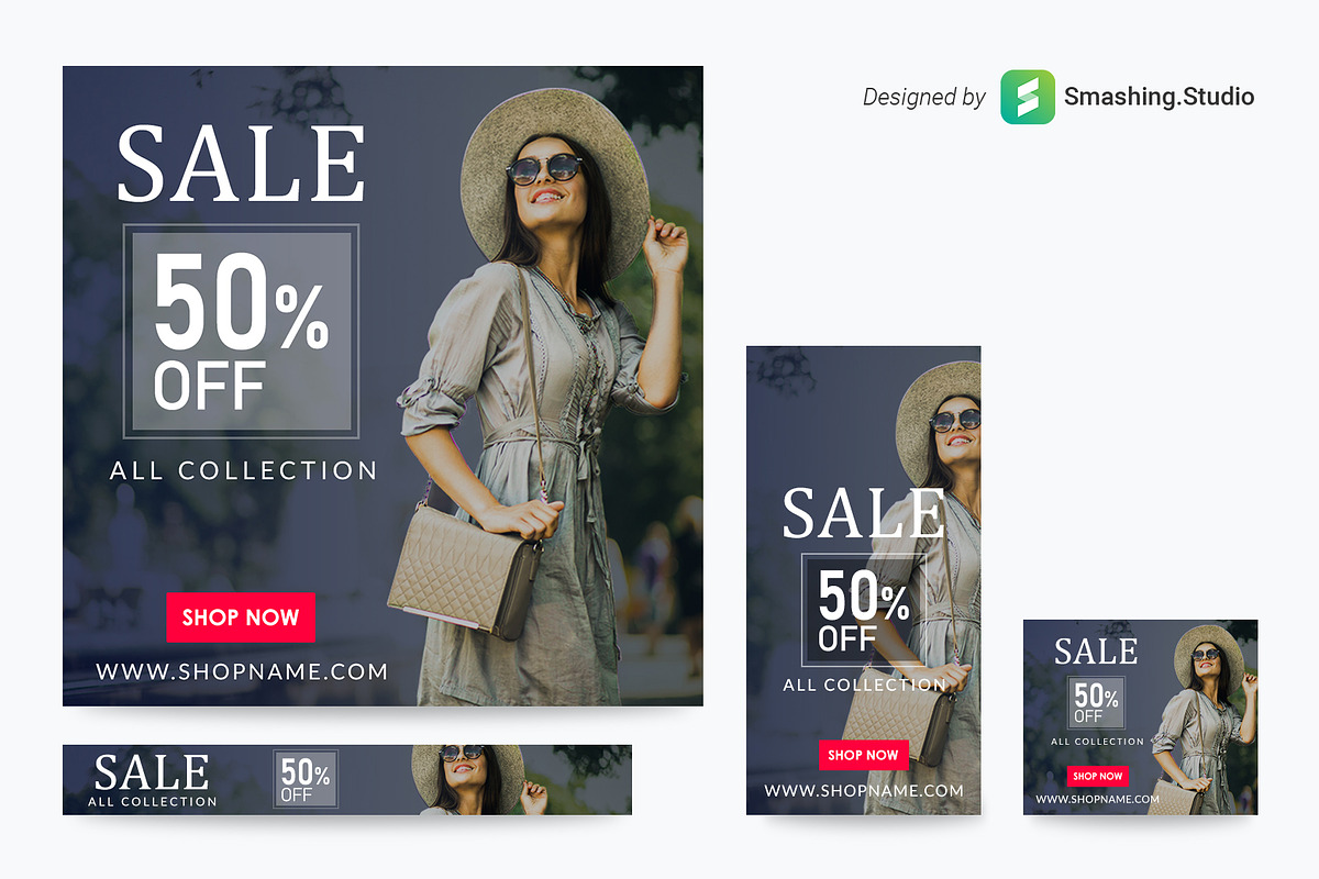 Fashion Facebook & Website Banners, a Social Media Template by Smashing_Studio (Photo 3 of 3)