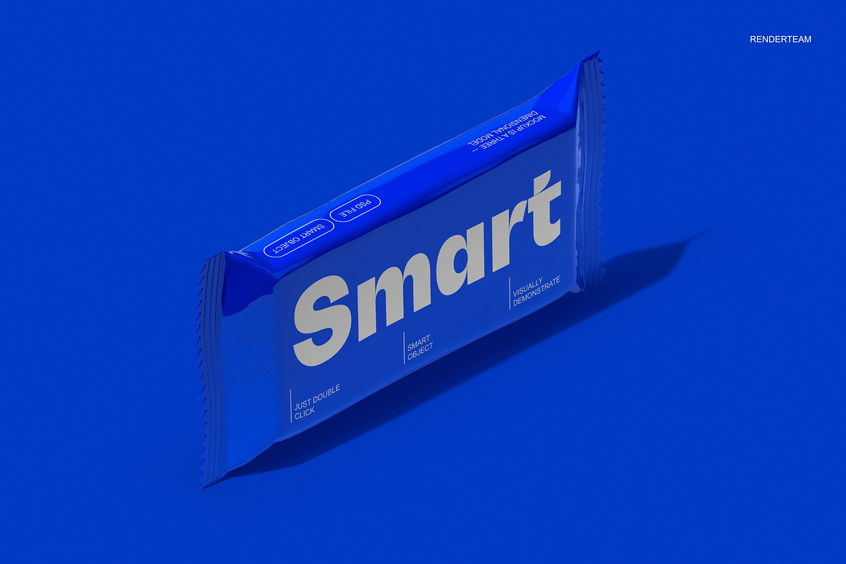 Snack Bar Mockup Set, a Packaging Mockup by Renderteam (Photo 9 of 12)
