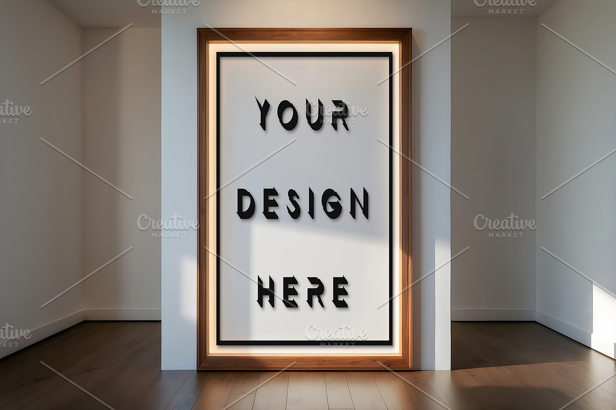 Wooden Frame Mockup Bundle, an Advertising Mockup by ForhadGFX (Photo 9 of 12)