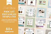 Podcast Promo Instagram Templates, a Social Media Template by Fallon Gerst (Thumbnail 3 of 16)