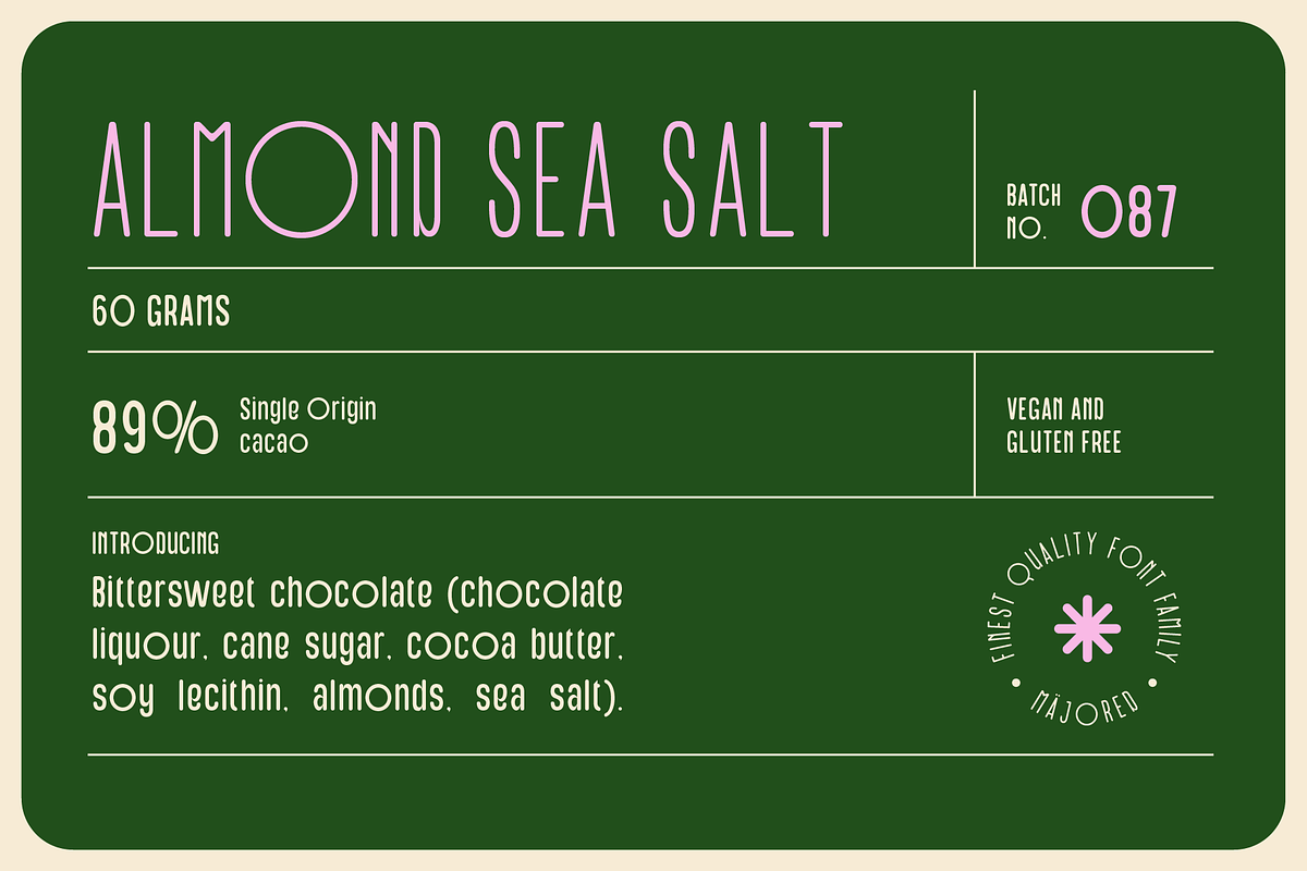 Majored Font Family, a Sans Serif Font by Burntilldead (Photo 8 of 14)