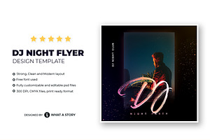 Dj Night Flyer Template