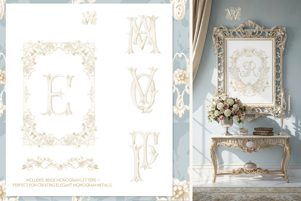 Royal Wedding Crest Watercolor Set, a Decorative Illustration by WonderWonder (Photo 7 of 7)