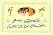 Island Paradise Aesthetic Font, a Script Font by Letterena Studios Script (Thumbnail 9 of 10)