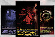 Splatter Horror - Flyer Template, a Flyer Template by Flyermarket (Thumbnail 1 of 4)
