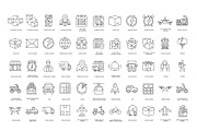 Delivery & Logistics Vector Icons, an Outline Icon by Grand Design (Thumbnail 4 of 4)
