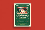 Modern Cute Christmas Market Flyer, a Flyer Template by VectorVactory (Thumbnail 1 of 3)