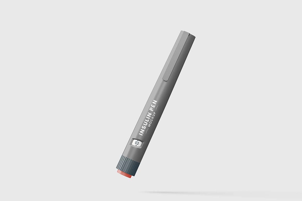 Insulin Pen Mockup Set, a Mockup by tiyasprabawa (Photo 2 of 5)