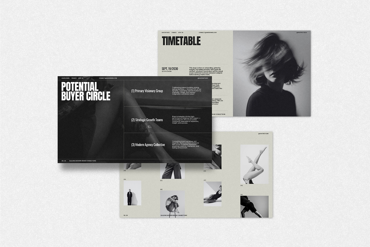 Business Pitch Deck Canva Slides, a Presentation Template by Crafted Pixel (Photo 4 of 10)