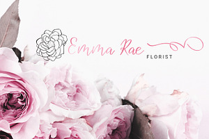 Birdy Roses Script Font Swashes