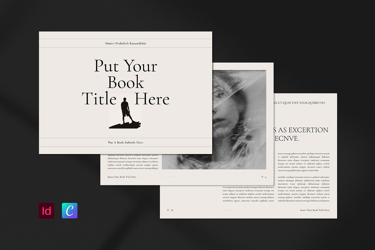 Book Title Layout Design Template, a Brochure Template by ElvinPrint (Photo 1 of 8)