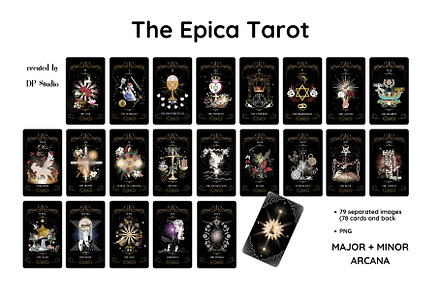 Tarot. 78 tarot cards, a Decorative Illustration by DP Studio