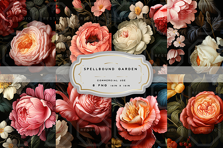 SPELLBOUND GARDEN. Seamless Pack
