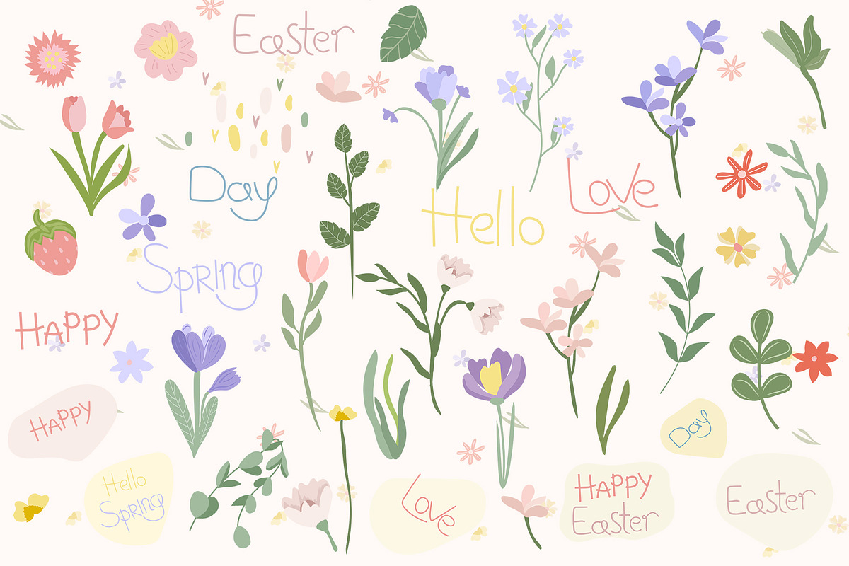 Spring Easter, Bunny collections, a Graphic by Usis (Photo 13 of 27)