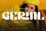 Gerhil - Bold Sans Serif, a Sans Serif Font by RagamKata (Thumbnail 1 of 10)