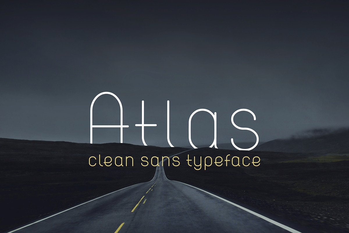 Atlas. Clean modern sans font., a Sans Serif Font by lisa_kalev (Photo 9 of 9)