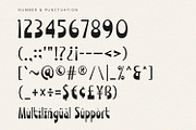 Shardmark - Display Font, a Script Font by Alpaprana (Thumbnail 9 of 10)